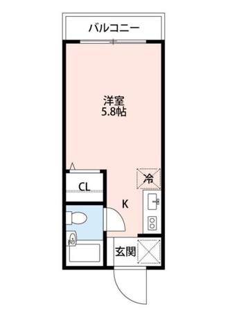 板橋区役所前駅 徒歩4分 5階の物件間取画像